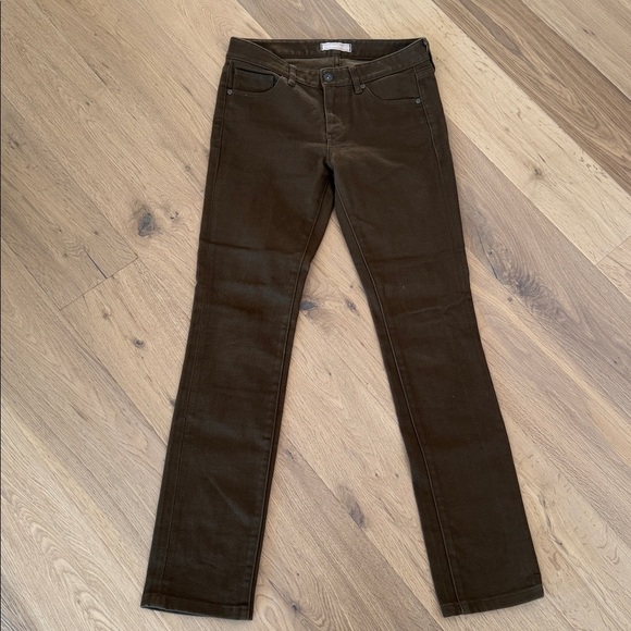 👖 Uniqlo Women’s Skinny Jeans – Brown Size 7 - Picture 4 of 10